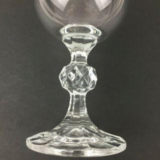 Vintage Cascade Fine Lead Bohemia Crystal Box of 6 Champagne Flutes Glasses 7