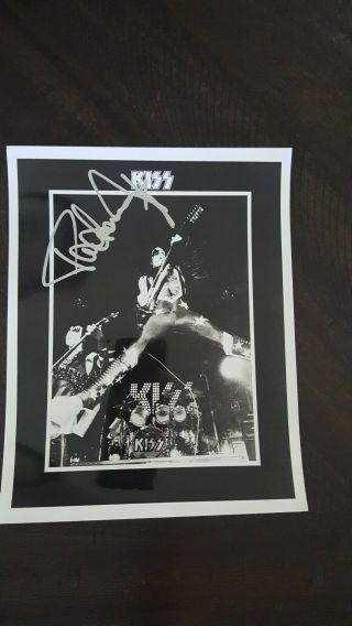Kiss Signed Paul Stanley Vintage 8x10 Photo
