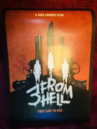 3 From Hell Poster Special Engagement Release Limited Print One Night Only Rare