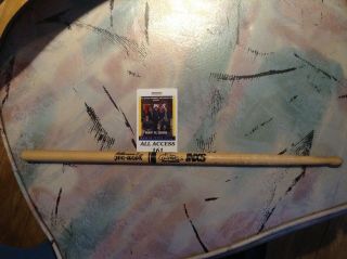 2006 Inxs Jon Farriss Tour Drum Stick/ All Access Pass