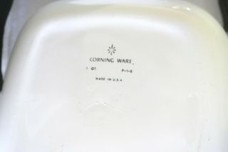 Vintage Corning Ware Cornflower Blue 8 Pc Set.  1 Qt,  1 1/2 Qt 1 3/4 Qt Lids etc 4