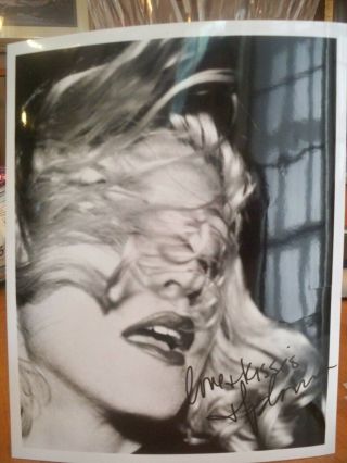Madonna Autograph,  From The Estate Of An Avid Hollywood Collector