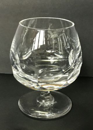 Set Of 6 Atlantis Cut Crystal Snifter Brandy Cognac Whiskey Evora Pattern 2