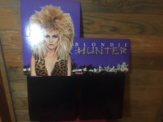 Blondie The Hunter Chrysalis Large Cardboard Promo Display 1982 Rare 30 " X26 "