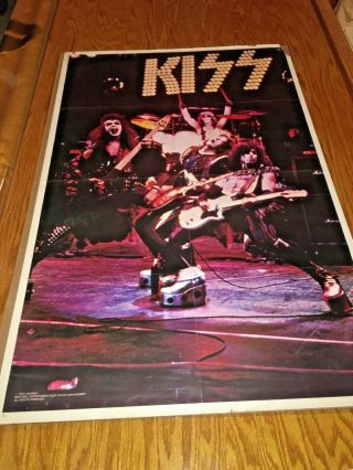 Kiss Alive 1975 Boutwell Concert Poster Hard To Find.