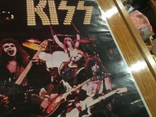 KISS Alive 1975 Boutwell Concert Poster Hard to Find. 7