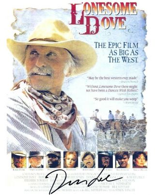 Diane Lane Hand - Signed Lonesome Dove 8x10 Authentic W/ Fantastic Cast Poster