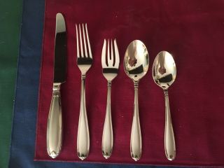 Princess House 2575 18/10 Stainless Steel 5 Pc.  Place Setting.