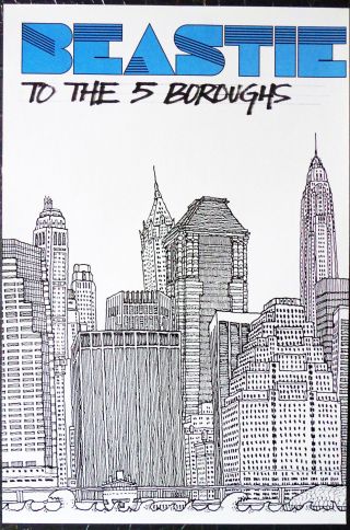 Beastie Boys - To The 5 Boroughs - Rock Promo Set Of 4 Posters (2004)