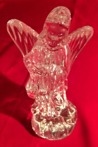 Waterford Crystal Nativity Set - Angel With Harp - W/box