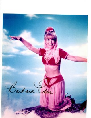 Barbara Eden I Dream Of Genie Signed Autographed 8 " X 10 " Glossy Photo Memories
