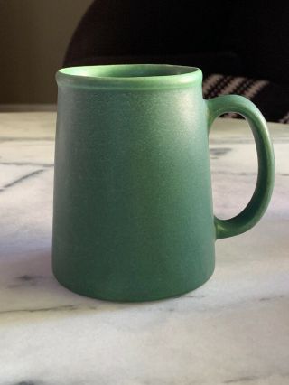 Bennington Pottery Elements Green Tankard Mugs (qty.  4)