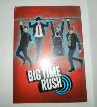 BIG TIME RUSH Better With U Tour 2012 Large PROGRAM BOOK Posters BTR Rare 2