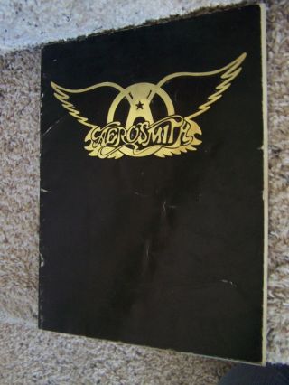 Aerosmith 1977 Express Tour U.  S.  Concert Program Book / Joe Perry / Steven Tyler