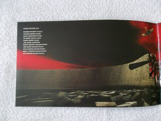 , ROGER WATERS THE WALL LIVE,  2012 N America Tour Programme PINK FLOYD 4