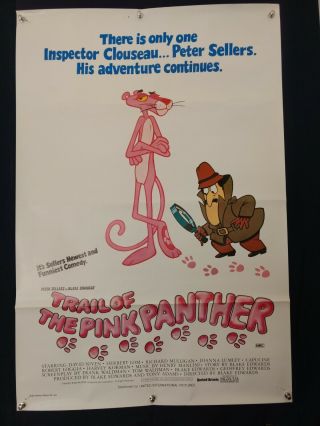 Trail Of The Pink Panther - Peter Sellers Aust One Sheet Movie Poster