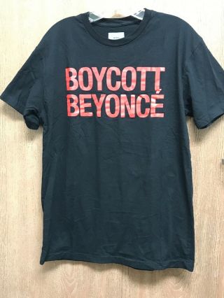 Authentic Boycott BeyoncÉ T - Shirt Formation World Tour 2016 Medium Blck Beyonce