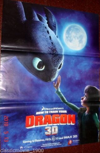 How To Train Your Dragon 3d Movie Poster 27inch X 37 Inch India