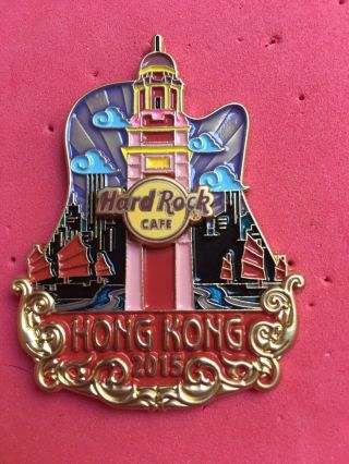 Hard Rock Cafe - Hong Kong - City Icon Series Pin 2015 Le 150