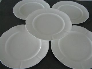 5 Block China Windsor Bone Dinner Plates