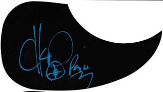 Chuck D Hip - Hop Rap Public Enemy Music Signed Autographed Guitar Pickguard