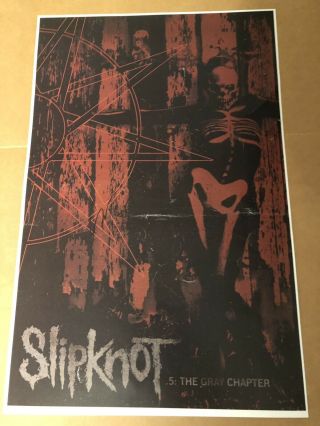 Slipknot Corey Taylor Autographed 11x17