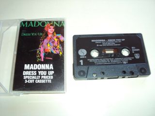 Madonna Dress You Up 3 Track Maxi Rare Cassette Variant Canadian Canada Tape