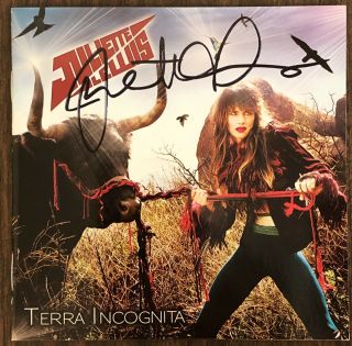 Juliette Lewis Signed Terra Incognita Cd Booklet Natural Born Killers Rare Proof