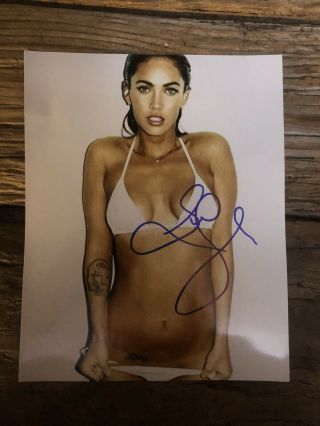 Megan Fox,  Hand Signed 8 X 10 Photo.  Autograph Picture Sexy Hot Smoking
