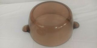Vintage Corningware visions Amber dutch oven 4.  5L Glass cookware 4