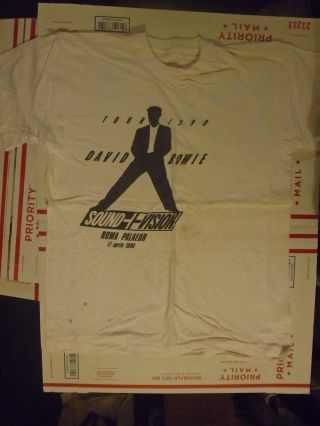 David Bowie Sound,  Vision Crew Shirt 4/17/90