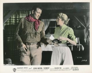 John Wayne In Hondo 1953 Warner Bros 8 X 10 Color Tinted Still Photo