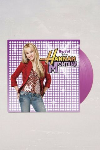 Hannah Montana Best Of Vinyl Uo Exclusive Purple Vinyl Lp Miley Cyrus