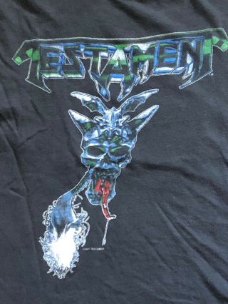 Testament Concert Shirt Slayer Metallica Megadeth Anthrax First Strike Is Deadly