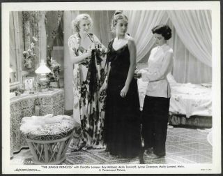 Dorothy Lamour Film Debut 1936 Promo Photo The Jungle Princess