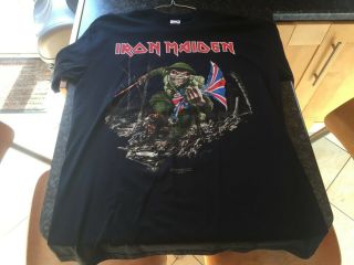 Official Iron Maiden Tour T - Shirt These Colours Don 