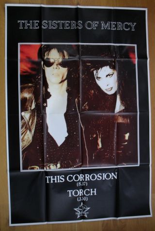 The Sisters Of Mercy This Corossion Uk Promo Poster 