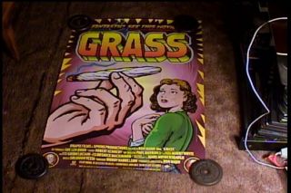 Grass 1999 Orig Ss Rolled 27x40 Movie Poster Cult Classic Drugs Pot