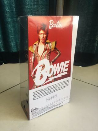 Gorgeous DAVID BOWIE As Ziggy Stardust BARBIE Doll Mattel FXD84 2019 IN HAND 2