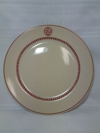 Eight 8 " Plates - Vintage Restaurant Ware - Shenango - Medical College Of Virginia