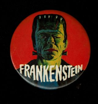 Button /pin - Frankenstein Approx.  3 1/2 " Across