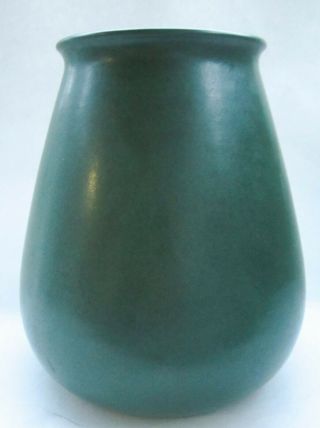 Marblehead Pottery Arts Crafts Vase Vintage Antique Green