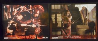 Daredevil,  Elektra Lobby Card Vf Ben Affleck Jennifer Garner Marvel Hero