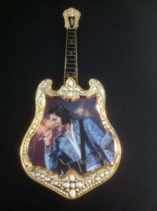 Elvis Presley Bradford Exchange 2001 " The Inspiration " Guitar Plate 9th Issue