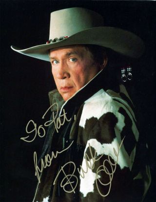 Buck Owens Signed 8x10 Publicity Photo / Autograph