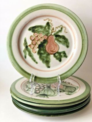 John B Taylor Ceramics Harvest Pear Dinner Plates,  Set Of 5
