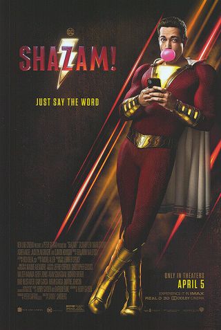 Shazam - Ds Movie Poster 27x40 D/s Dc - Other Captain Marvel Final
