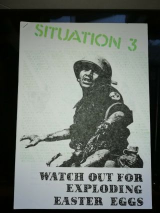 Situation 3 Rare 1977 Uk Punk Fanzine