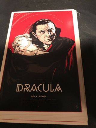 Sdcc Comic Con 2012 Exclusive Mondo Dracula Promo / Lobby Card Rare Htf