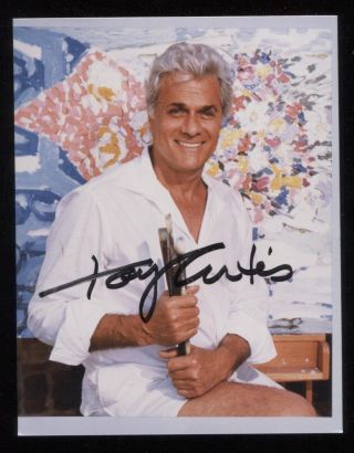 Tony Curtis Signed Vintage Photo Autographed Auto Signature